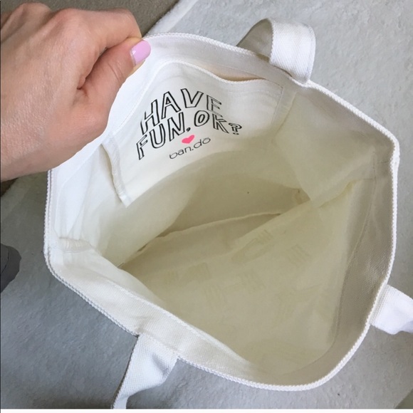 bando everything canvas tote / nwot - Picture 5 of 6